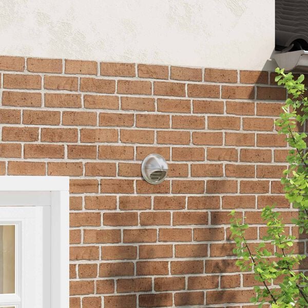 vidaXL Tampas de ventila&ccedil;&atilde;o de ar 2 pcs Prateado 80 mm A&ccedil;o inoxid&aacute;vel