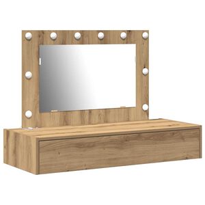 vidaXL Mesa de vestir Castanho 100 x 40 x 70 cm Derivados de Madeira