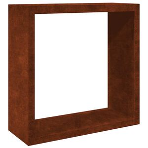vidaXL Rack Lenha 100x40x100 cm a&ccedil;o resistente &agrave;s intemp&eacute;ries