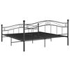 vidaXL Estrutura de cama 200x200 cm metal preto