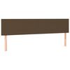 vidaXL Cama boxspring com colch&atilde;o 120x190 cm tecido castanho-escuro