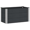 vidaXL Canteiro de jardim elevado Preto 100 x 50 x 54 cm