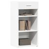 vidaXL Aparador 45x42,5x93 cm derivados de madeira branco