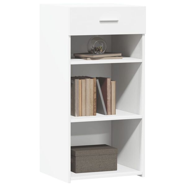 vidaXL Aparador 45x42,5x93 cm derivados de madeira branco