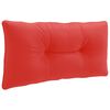 vidaXL Almofada de encosto PUTTEN 100% Poli&eacute;ster Vermelho