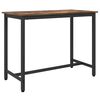 vidaXL mesa Carvalho Fumado 100 x 50 x 76,5 cm