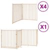 vidaXL Port&atilde;o para c&atilde;es com porta dobr&aacute;vel 12 pain&eacute;is 960 cm &aacute;lamo