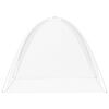 vidaXL Rede mosquiteira com portas malha 220 200x180x135 cm branco