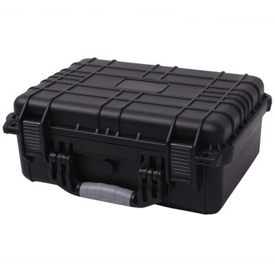 vidaXL Caixa de equipamento protetora 40,6x33x17,4 cm preto