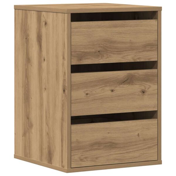 vidaXL C&oacute;moda 40x41x58 cm derivados de madeira carvalho artisiano