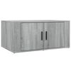 vidaXL Mesa de centro 80x50x36 cm derivados de madeira cinza sonoma