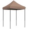 vidaXL Tenda para festas pop-up dobr&aacute;vel 200x200x306 castanho