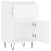 vidaXL Aparadores 2 pcs 40x35x70 cm derivados de madeira branco