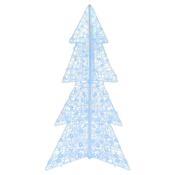 vidaXL &Aacute;rvore de Natal com 160 LEDs Branco Frio 150 cm Acr&iacute;lo