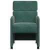 vidaXL Cadeiras de Jantar 2 pcs Verde-escuro 58 x 65 x 98 cm Veludo