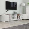 vidaXL M&oacute;vel de TV 120x30x37,5 cm contraplacado branco