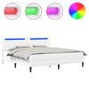 vidaXL Estrutura da Cama Branco 180 x 200 cm Couro Sint&eacute;tico