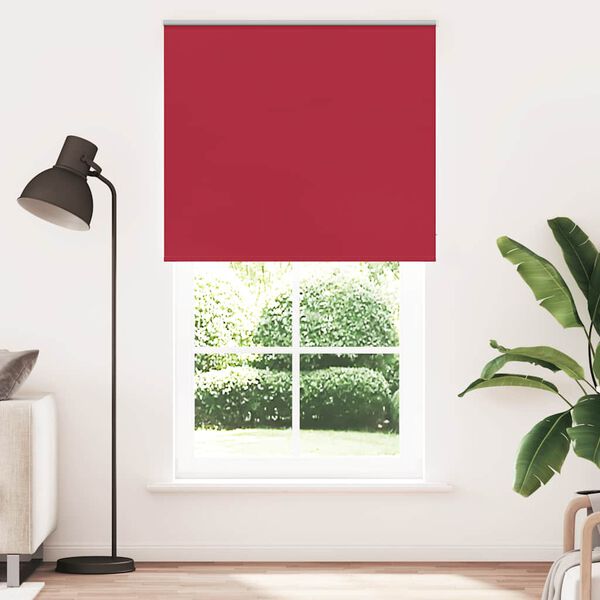 vidaXL Persiana de enrolar 120x210 cm largura tecido 116,6cm poli&eacute;ster