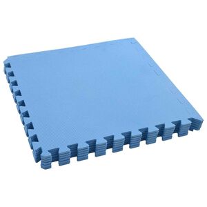 vidaXL Tapete de Fundo para Piscina 6 pcs Azul 2,16 ㎡ Espuma EVA