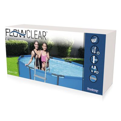 Bestway Escada de segurança p/ piscina 4 degraus Flowclear 122cm 58331