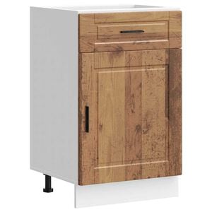 vidaXL Arm&aacute;rio base de cozinha Porto derivados madeira madeira velha
