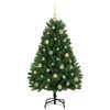 vidaXL &Aacute;rvore de Natal Artificial Verde 120 cm PVC e Metal