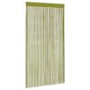 vidaXL Cortinas de fios 2 pcs 140x250 cm verde