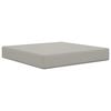 vidaXL Almofada para Sof&aacute; Externo Cinzento 60 x 60 x 8 cm Poli&eacute;ster