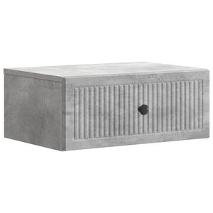 vidaXL Arm&aacute;rio de Cabeceira Cinzento Cimento 49 x 34,5 x 20 cm