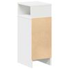vidaXL Mesa de cabeceira com gaveta 25x31x66 cm branco