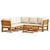 vidaXL 6 pcs conjunto lounge jardim c/almofad&otilde;es madeira maci&ccedil;a ac&aacute;cia
