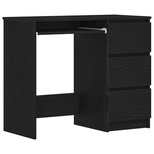 vidaXL Secret&aacute;ria 90x45x76 cm derivados de madeira cor carvalho preto