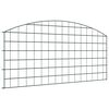 vidaXL Conjunto de Cerca para Lago 5 pcs Verde 100 x 50 cm A&ccedil;o