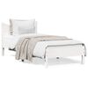 vidaXL Cama sem colch&atilde;o 90x200 cm madeira de pinho maci&ccedil;a branco