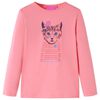 T-shirt de manga comprida para crian&ccedil;a rosa 104