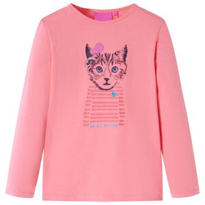 T-shirt de manga comprida para crian&ccedil;a rosa 104