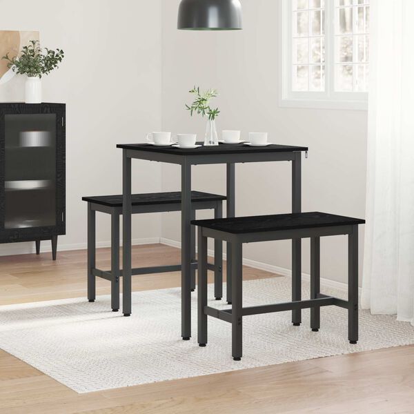 vidaXL Mesas de jantar METAL