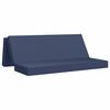 vidaXL Sof&aacute; Cama Dobr&aacute;vel 200 x 67 x 45 cm Azul