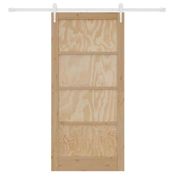 vidaXL Porta Deslizante ORKDAL Castanho 93 x 202 cm