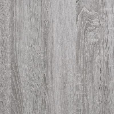 vidaXL Banco de arrumação 42x42x46cm derivados madeira cinzento sonoma
