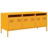 vidaXL M&oacute;vel TV 101,5x39x43,5 cm a&ccedil;o laminado a frio amarelo mostarda