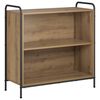 vidaXL Gabinete de Livros 80 x 33 x 80 cm Derivados de Madeira