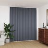 vidaXL Cortina blackout com ganchos 290x245 cm cinzento