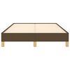 vidaXL Estrutura de cama sem colchão 120x190cm castanho escuro