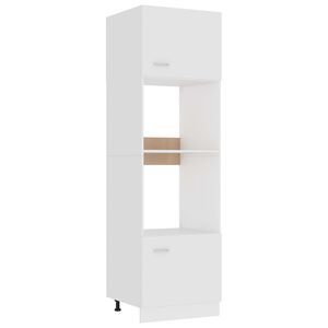 vidaXL Arm&aacute;rio para micro-ondas &ldquo;Lyon&rdquo; 60x57x207 cm branco