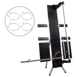 vidaXL Cortador de espuma com pernas de alumínio 200 W