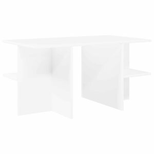 vidaXL Mesa de centro Branco 87 x 50 x 45 cm Madeira engenheirada