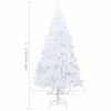 vidaXL &Aacute;rvore Natal artificial pr&eacute;-iluminada c/ bolas branco