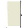 vidaXL Estore de rolo para exterior 120x270 cm creme