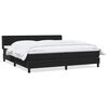vidaXL Cama com molas/colch&atilde;o 200x220 cm veludo preto